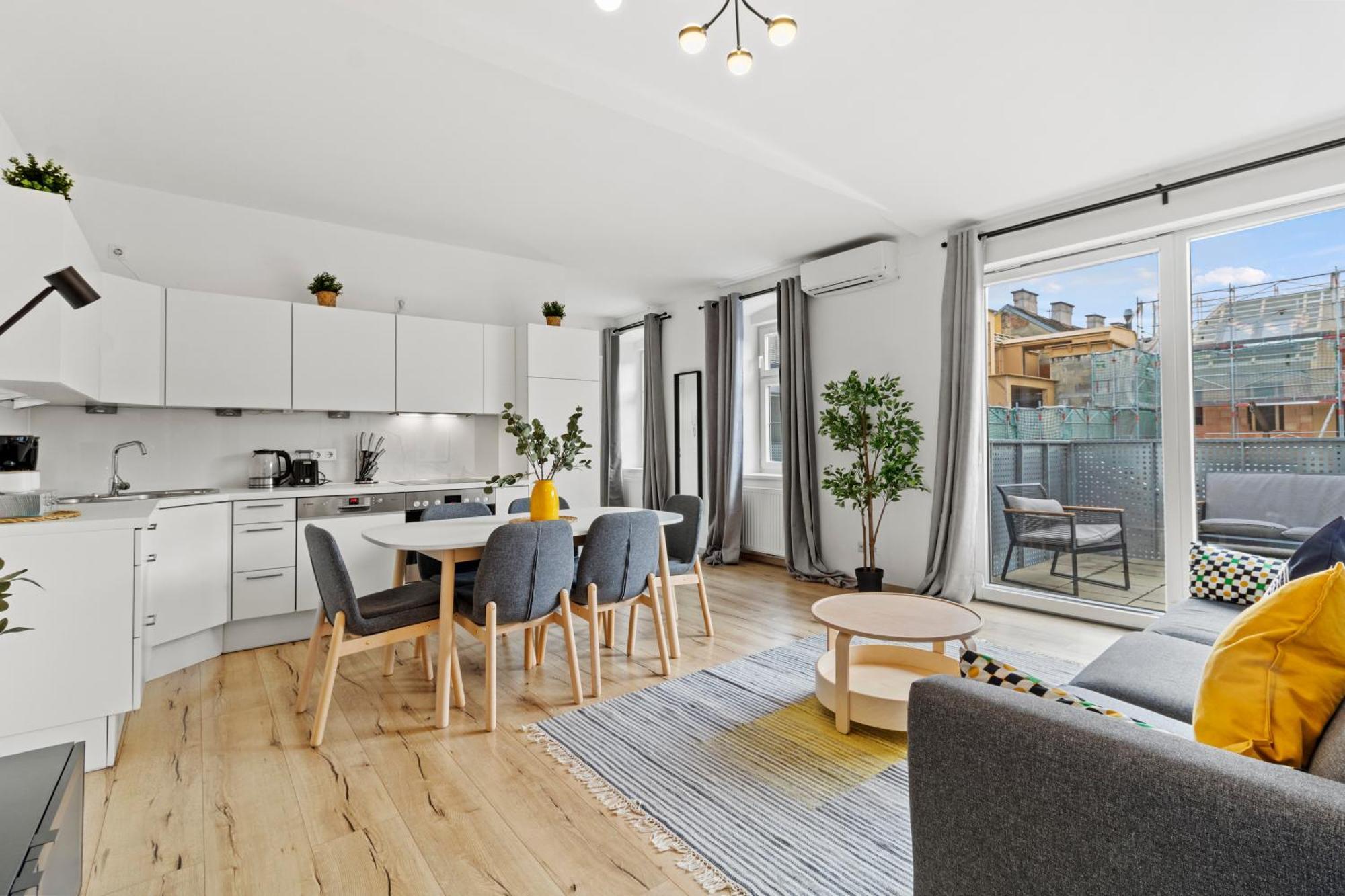 Terrace - 75 M² - Near Wiener Stadthalle Kültér fotó
