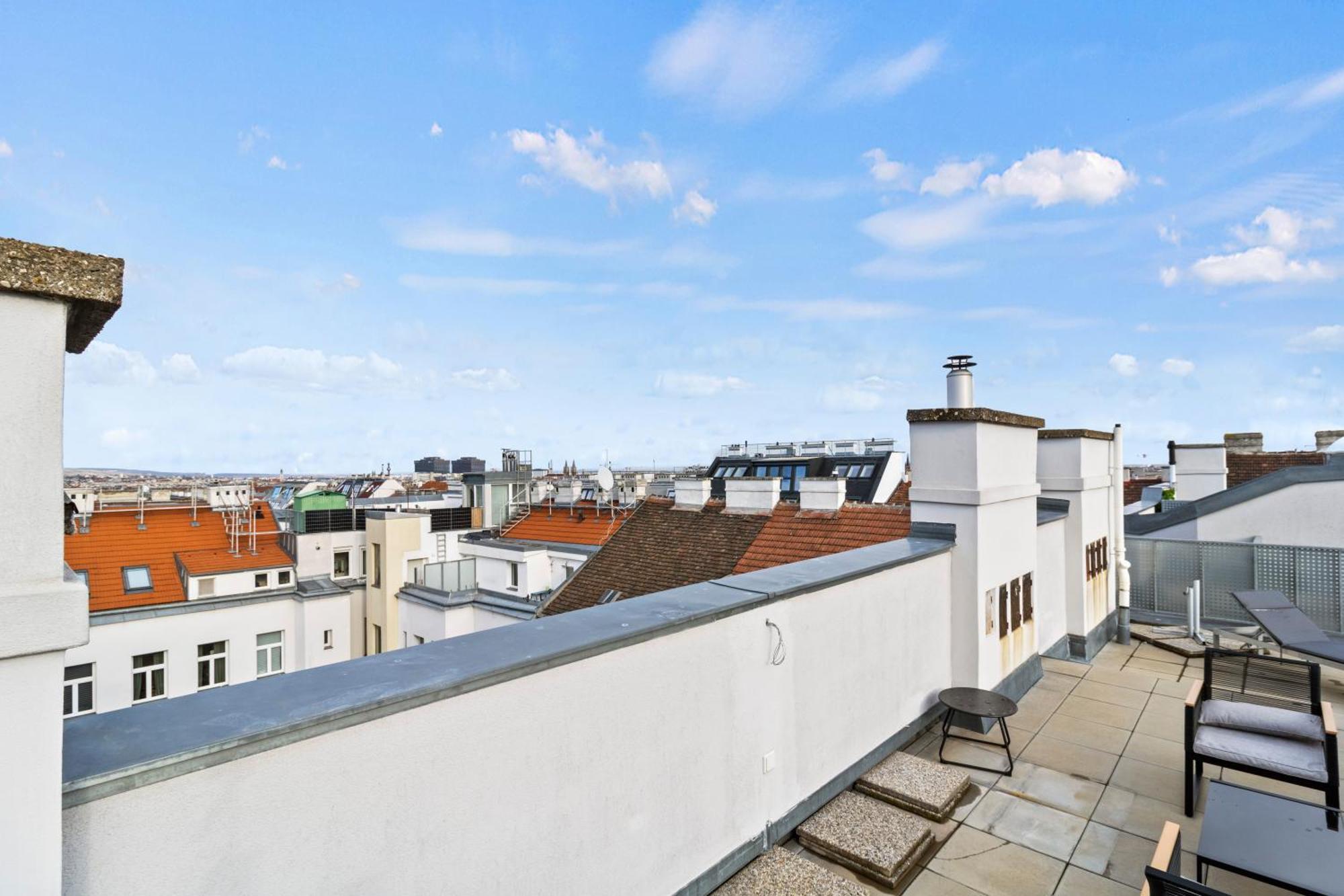 Terrace - 75 M² - Near Wiener Stadthalle Kültér fotó